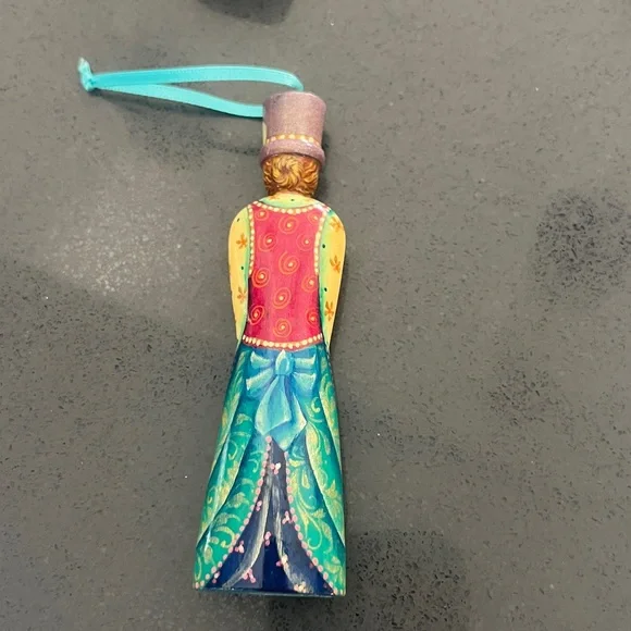 Vintage Wood Hand painted Russian Ornaments Nesting doll style - Picture 11 of 17